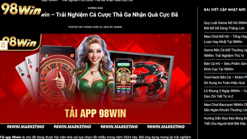 Tải App 98win: Khám Phá Thế Giới Cá Cược Thú Vị Trên Di Động 1 huong-dan-tai-app-98win-tren-cac-thiet-bi-di-dong-thong-minh